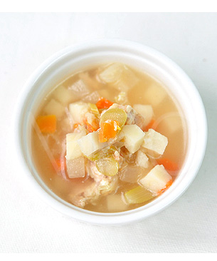 【第10位】POCHI 5種の野菜と鶏肉のスープ 100g